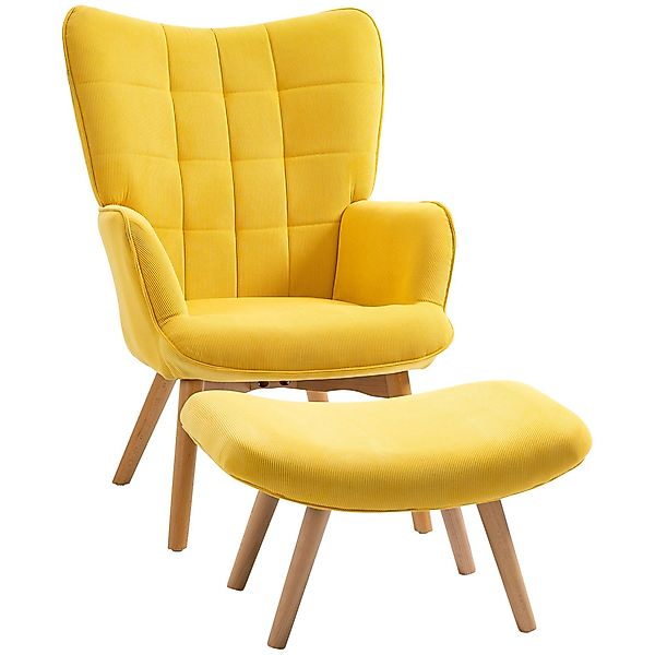 HOMCOM Relaxsessel Loungesessel, Armlehnstuhl, Fernsehsessel für günstig online kaufen