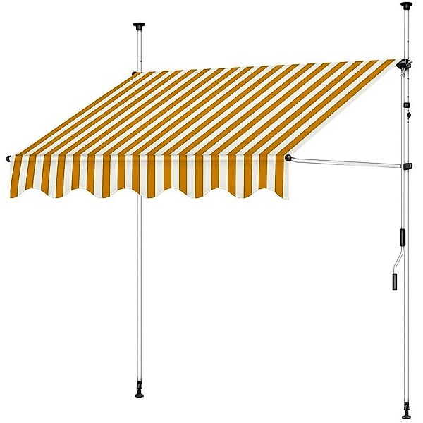 Feel2Home Klemmmarkise Klemmmarkise 150-400cm Balkon Sonnenschutz günstig online kaufen