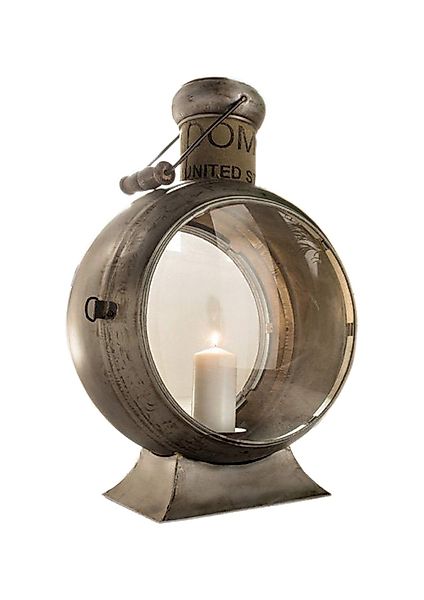 More2Home Kerzenlaterne Standlaterne, STORM, Metall vintage-natur, günstig online kaufen