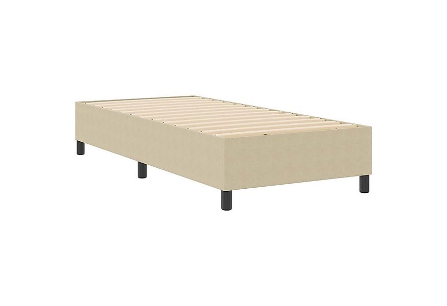 vidaXL Bett Plattformbettgestell Grau-Grün 80 x 200 cm Stoff (1-tlg) günstig online kaufen