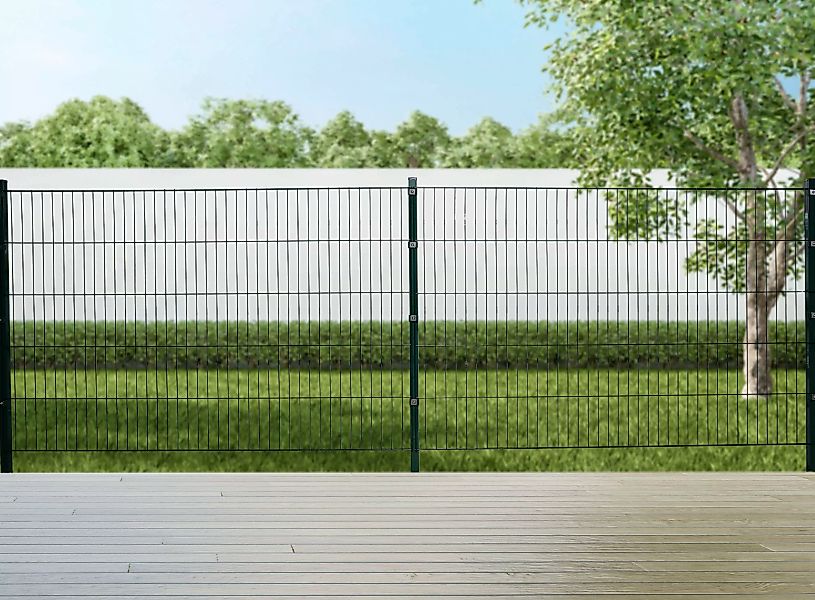 GARDEN 'N' MORE Doppelstabmattenzaun Excellent, (11-St), günstig online kaufen