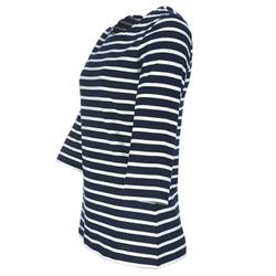 modAS 3/4-Arm-Shirt Bretonisches Damenshirt Rundhalsshirt mit günstig online kaufen