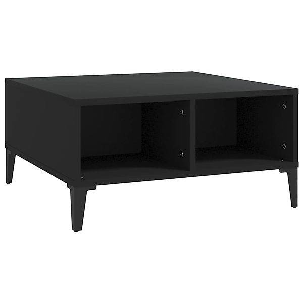 vidaXL Couchtisch Schwarz 60x60x30 cm Holzwerkstoff Modell 2 günstig online kaufen