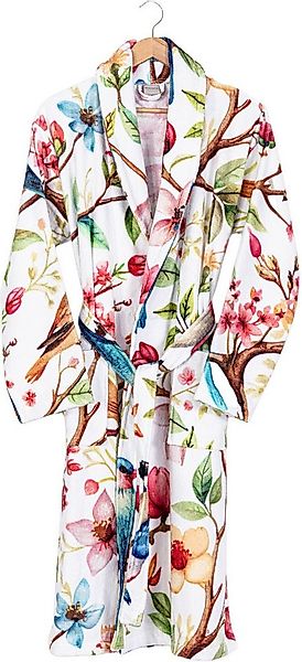 Egeria Bademantel Birdy, Baumwolle, Schalkragen, Gürtel, digital bedrucktes günstig online kaufen