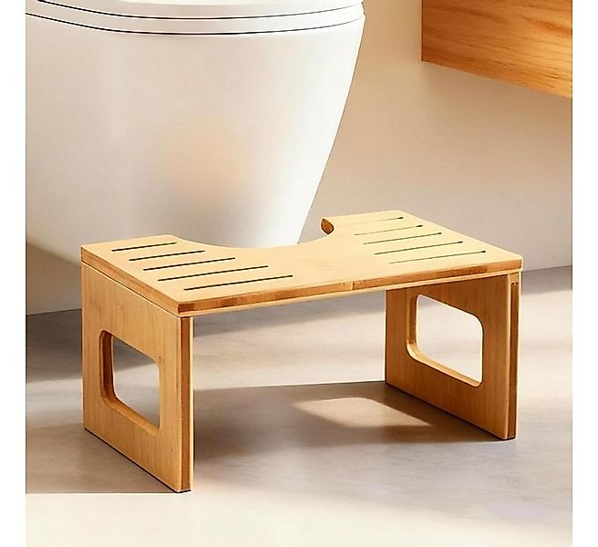 Zedelmaier Toiletten-Stuhl Klappbarer Toilettenhocker aus Bambus, ergonomis günstig online kaufen