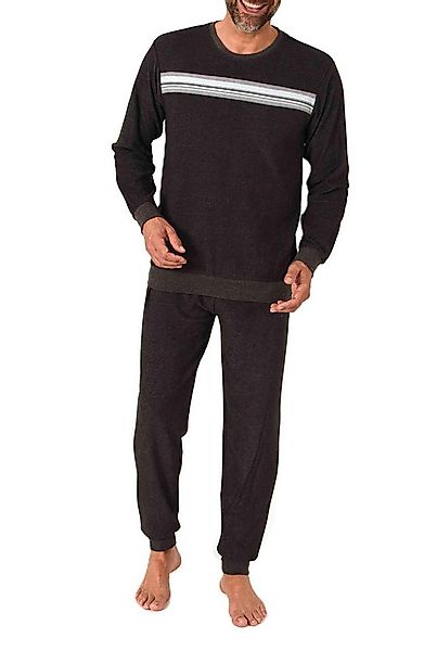 Normann Pyjama Normann Herren Frottee Schlafanzug langarm – auch in Übergrö günstig online kaufen