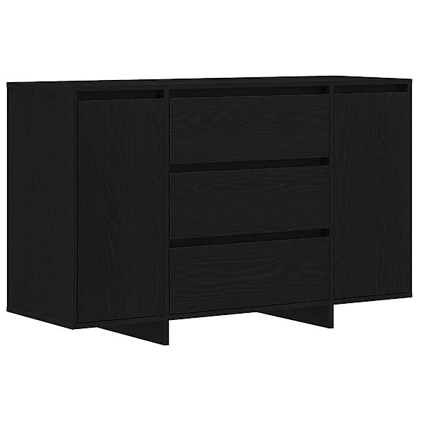 vidaXL Sideboard Schwarz Eichen-Optik 120 x 41 x 75 cm Holzwerkstoff 333391 günstig online kaufen