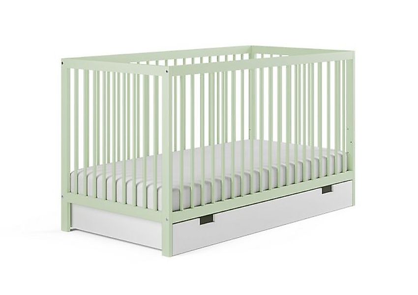 Kids Collective Babybett Kinderbett Gitterbett 60x120 und 70x140 cm höhenve günstig online kaufen
