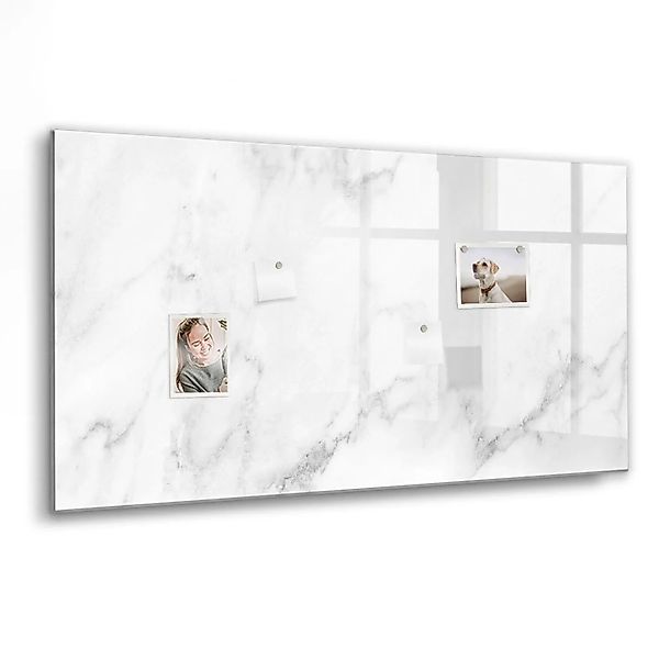 Tulup Schreib Magnettafel Marmor 120x60 cm Magnettafel Wohnzimmer Glas Schw günstig online kaufen