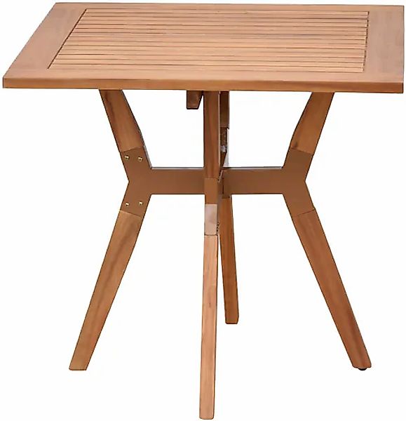 MERXX Bistrotisch, (1 St.), aus Akazienholz, BxTxH: 70x70x65 cm günstig online kaufen
