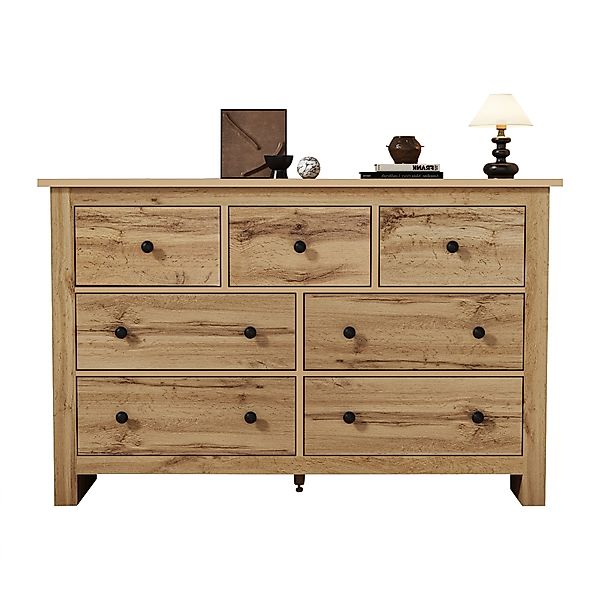 MODFU Sideboard mit mehreren Schubladen (Kaffee günstig online kaufen