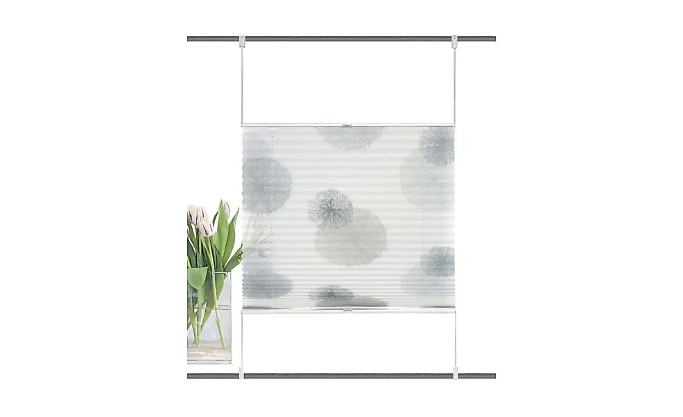 HOME WOHNIDEEN Plisseerollo "RAWLINS" mit Hakenaufhängung halbtransparent günstig online kaufen