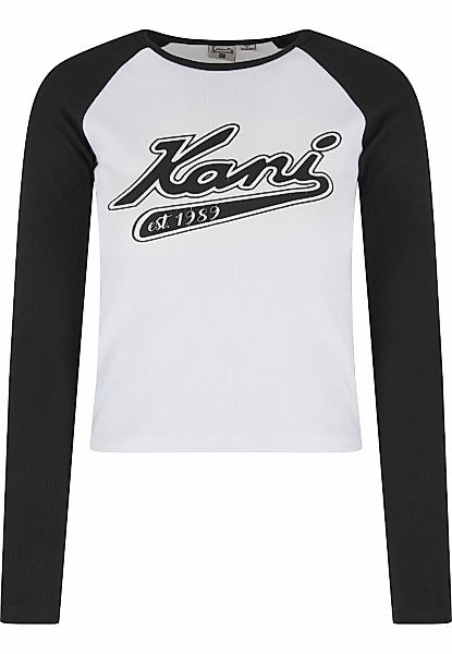 Karl Kani T-Shirt "Karl Kani Damen KW241-043-3 KK Varsity Crop Block Rib Ls günstig online kaufen