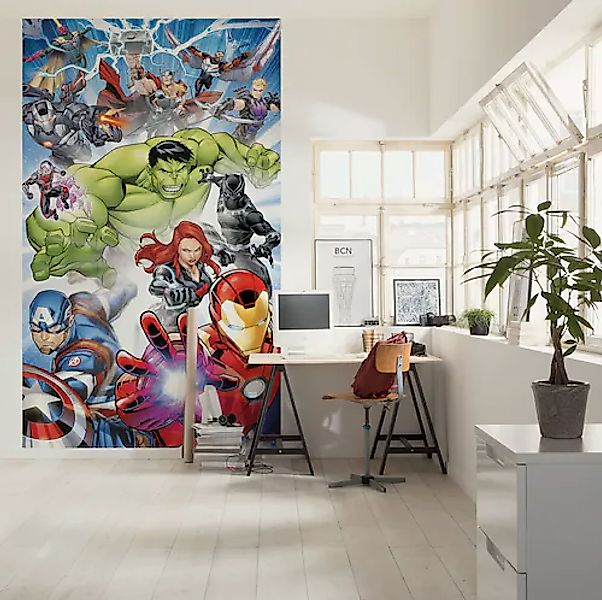Komar Kindertapete »Marvel Avengers Protect«, bedruckt günstig online kaufen