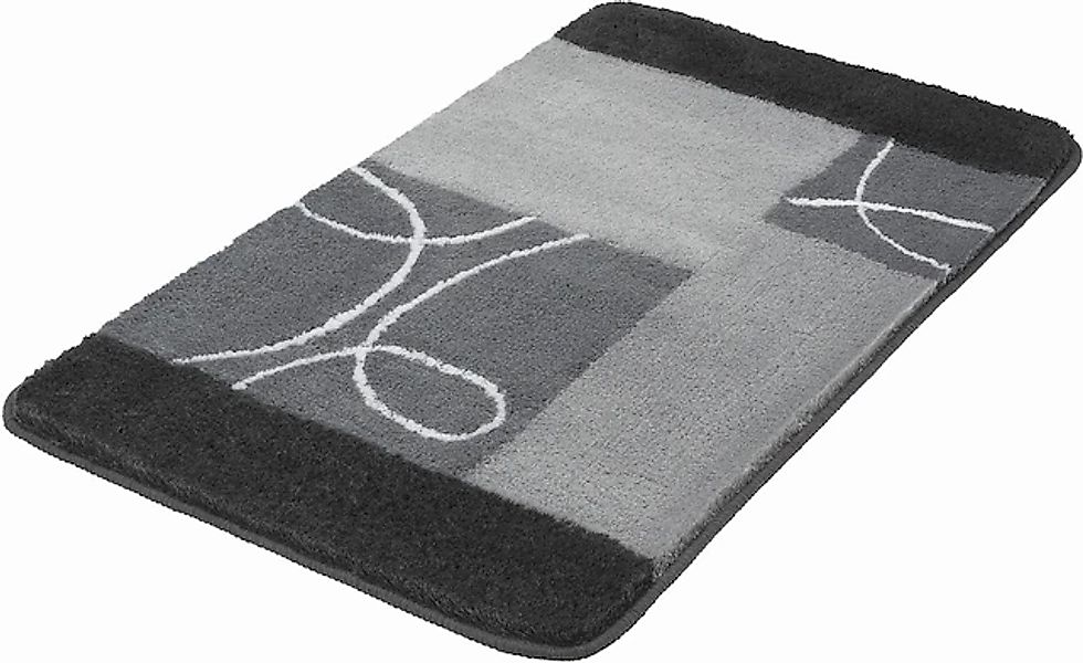 MEUSCH Badematte »Curly« Höhe 20 mm rutschhemmend beschichtet fußbodenheizu günstig online kaufen