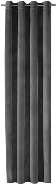 Gerster Gardine "Fenja" Ösen 1 Stk. tlg. Ösenschal aus Samtstoff günstig online kaufen