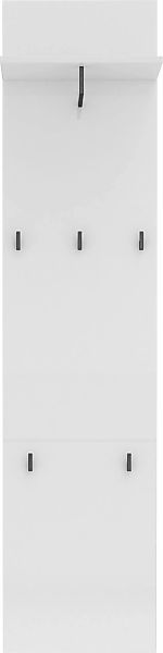 Home affaire Garderobenpaneel "MISTER Wandpaneel mit 5 Haken, Kleiderstange günstig online kaufen