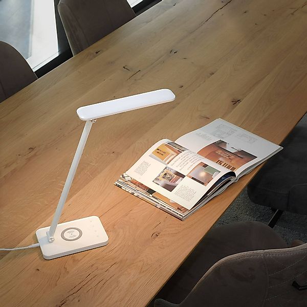 JUST LIGHT LED Tischleuchte FLORENTINA, Dimmfunktion, Farbsteuerung, USB-La günstig online kaufen