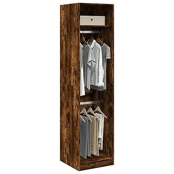 vidaXL Schrankmodule Kleiderschrank Räuchereiche 50x50x200 cm Holzwerkstoff günstig online kaufen