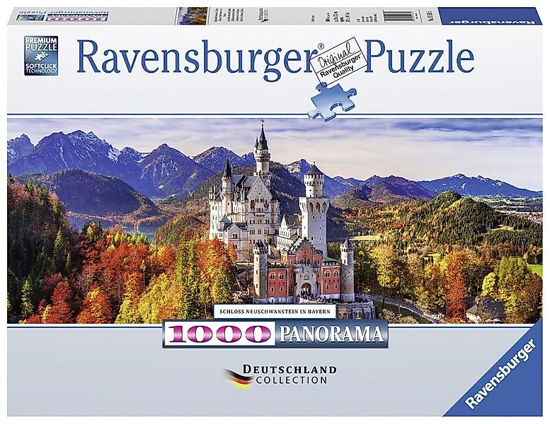 Ravensburger Puzzle Deutschland Collection Panorama Schloss Neuschwanstein günstig online kaufen