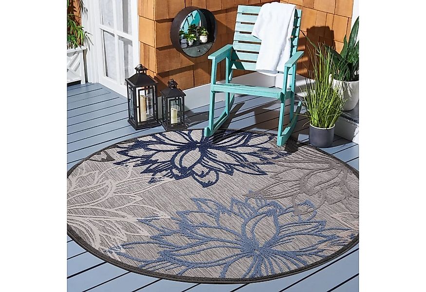 Sanat Teppich Floral 2 Outdoor, rund, Höhe: 6 mm, In- und Outdoor geeignet, günstig online kaufen