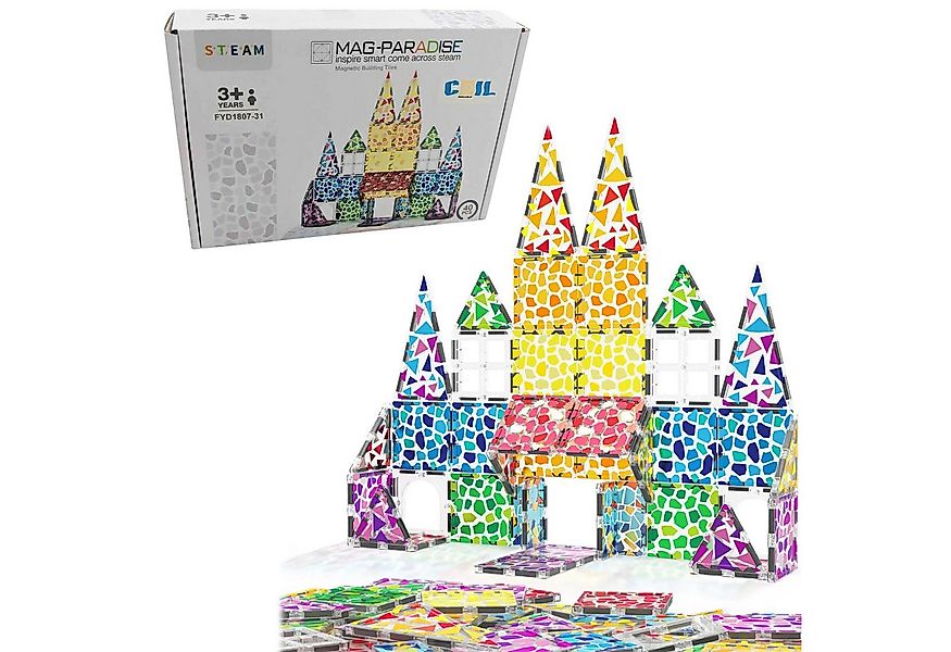 COIL Magnetische Bauklötze, Magnetische Konstruktionsbeläge Magnetspielbaus günstig online kaufen