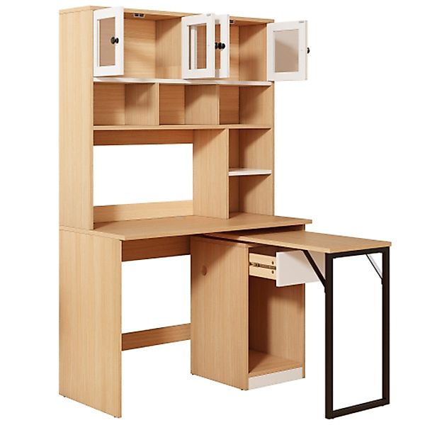 Welikera Regal-Schreibtisch Computertisch,Regal-Schreibtisch,Schrankschreib günstig online kaufen