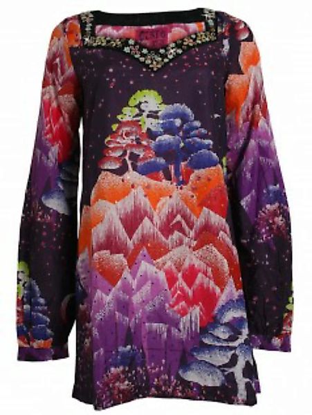 Custo Barcelona Damen Langarm Kleid Reelf Cold (40) günstig online kaufen