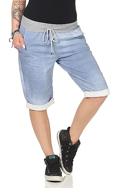 CLEO STYLE Sweatbermudas Bermuda Damen 30 günstig online kaufen