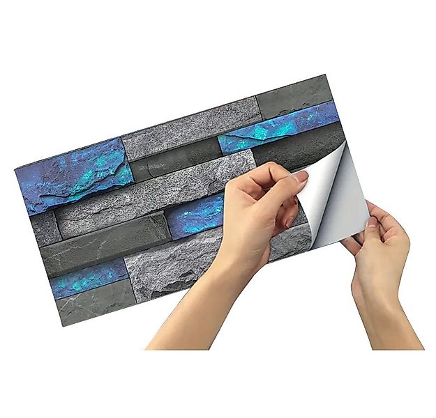 Coonoor Fliesenaufkleber 12 Stück 15x30cm, Fliesenaufkleber, selbstklebende günstig online kaufen