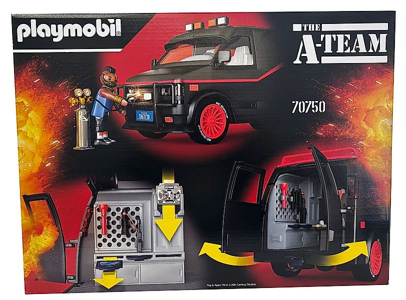 Playmobil® Spielfigur Playmobil The A-Team Van – Bau-Set, Kombi mit Dachluk günstig online kaufen