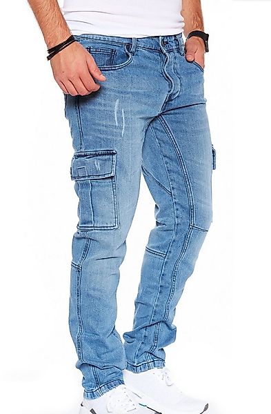 Styleko Cargohose 8003 Cargo Jeans Herren Cargohose für Herren Jeans Cargoh günstig online kaufen