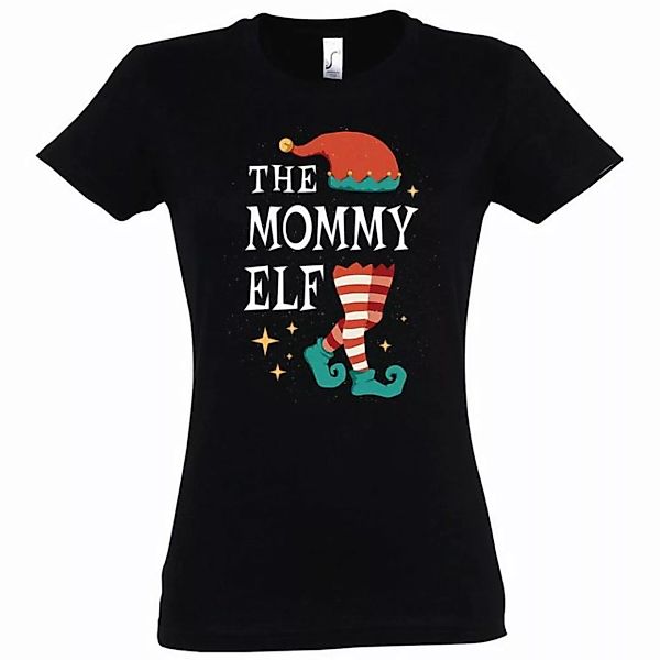 Youth Designz T-Shirt The Mommy Elf Damen Shirt mit trendigem Frontprint günstig online kaufen