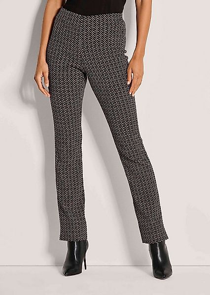 MADELEINE Schlupfhose Bootcut-Hose mit Allover-Print Jacquard-Schlupfhose m günstig online kaufen