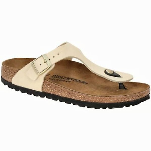 Birkenstock  Clogs Pantoletten Gizeh Pantolette ecru SCHMAL 1026600 1026600 günstig online kaufen