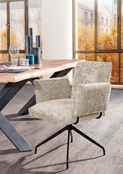 Gutmann Factory Esszimmerstuhl, 1 St., Chenille günstig online kaufen