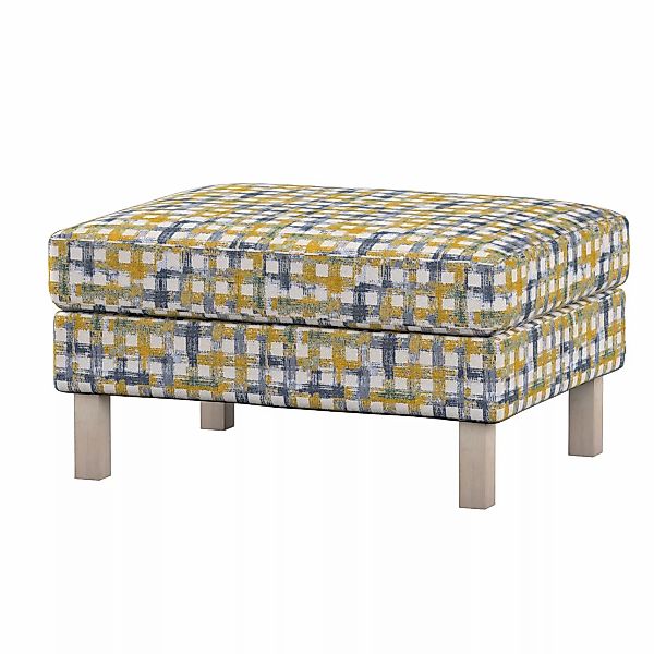 Bezug für Karlstad Hocker, blau-gelb, Husse, Karstadt Hocker, Cosy Home (14 günstig online kaufen