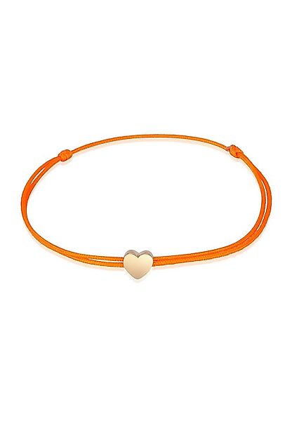 Elli Armband Herz Liebe Textil Romantik 925 Silber (kein Set, 1-tlg), Herz günstig online kaufen