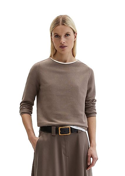Marc O'Polo Strickpullover slim fit aus softem Organic Cotton, mit Rollkant günstig online kaufen