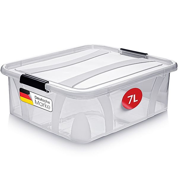 KONZEPT Aufbewahrungsbox mit Deckel, Stapelbox, BPA-frei, günstig online kaufen
