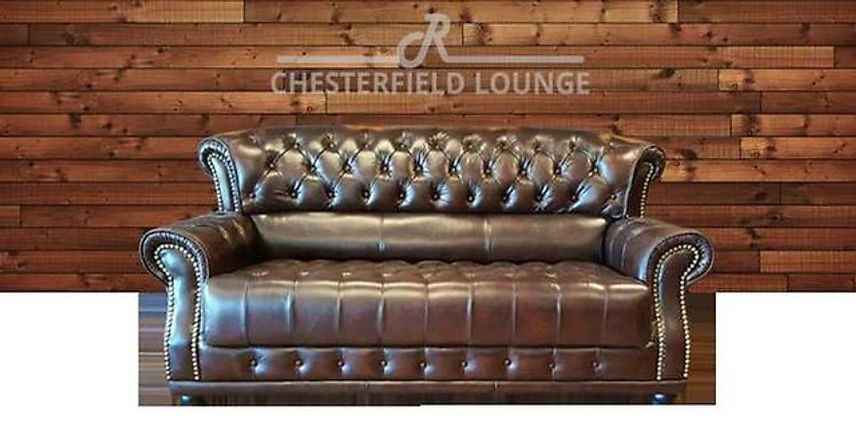 Xlmoebel Sofa Chesterfield Echtleder Sofa Set 3+2+1 Polstermöbel Sitzgruppe günstig online kaufen