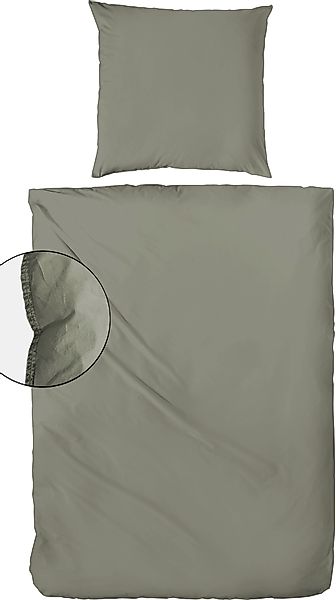 Primera Bettwäsche "Primera Stone-Washed Flanell" 2 Stk. tlg. Bettwäsche au günstig online kaufen