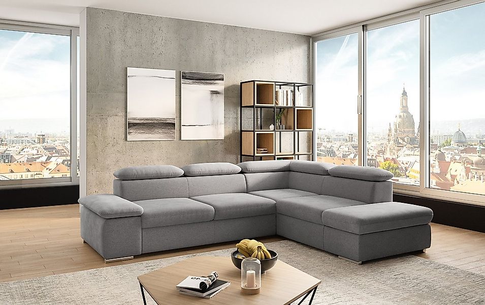 sit&more Ecksofa "Valantine L-Form, B: 286 cm" mit Arm- & Kopfteilverstellu günstig online kaufen