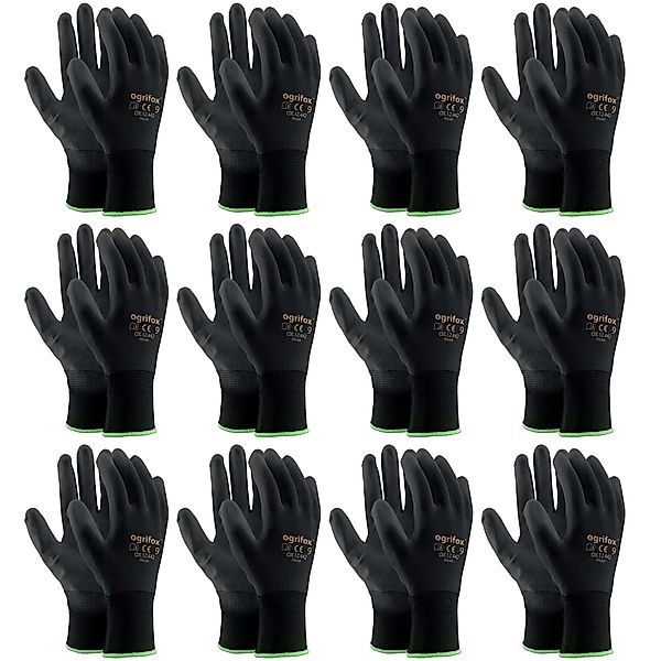 TSB Werk Gartenhandschuhe 12x Arbeitshandschuhe Mechanikerhandschuhe günstig online kaufen