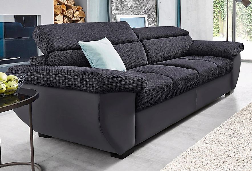 COTTA 2,5-Sitzer "Speedway", Big-Sofa mit Kopfteilverstellung günstig online kaufen