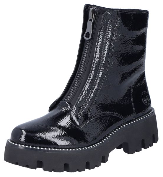 Rieker Winterstiefelette, Boots, Front Reißverschluss, Profilsohle, günstig online kaufen