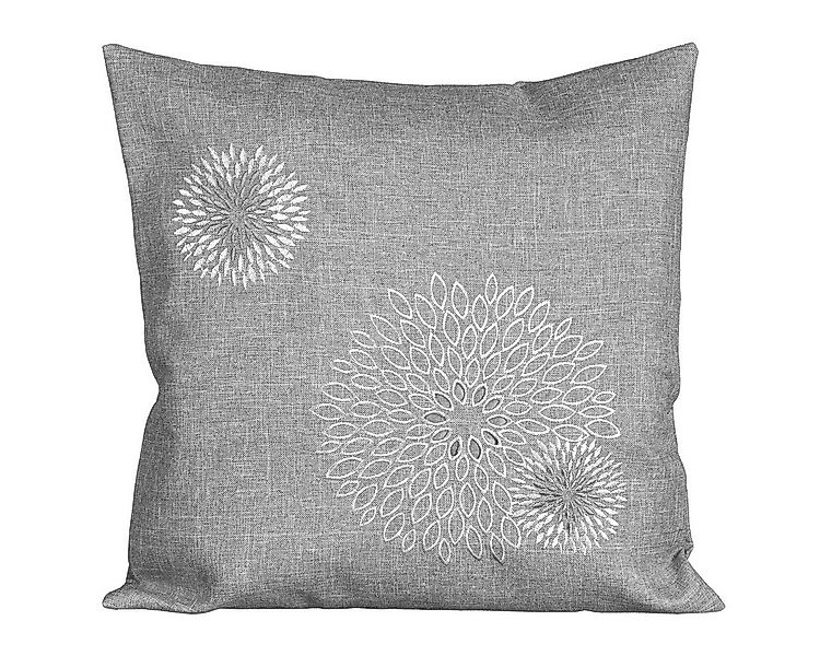 Tischläufer SAISON Pusteblume Grau 40x40 Kissenbezug günstig online kaufen