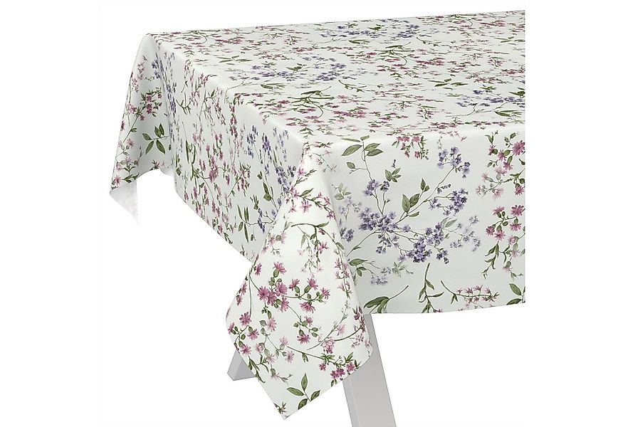 ANRO Tischdecke Wachstuch abwaschbar Blümchen Tischwäsche (Einzelstück 1-tl günstig online kaufen