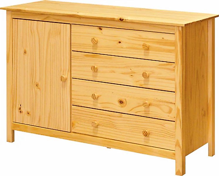 Möbilia Kommode mit sichtbarer Maserung günstig online kaufen