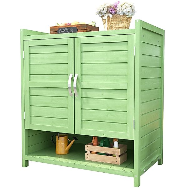 MODFU Geräteschrank Outdoor-Schrank Werkzeugschrank (Holz Gartenschrank günstig online kaufen